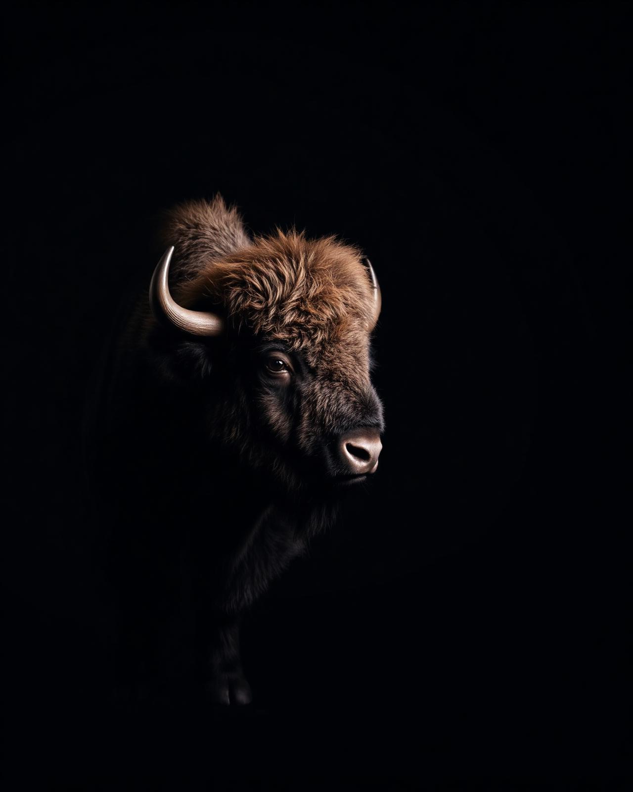 American bison portrait